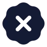 Badge X icon preview