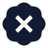 Badge X icon preview