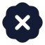 Badgex icon with solid standard style