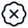 Badge X icon preview