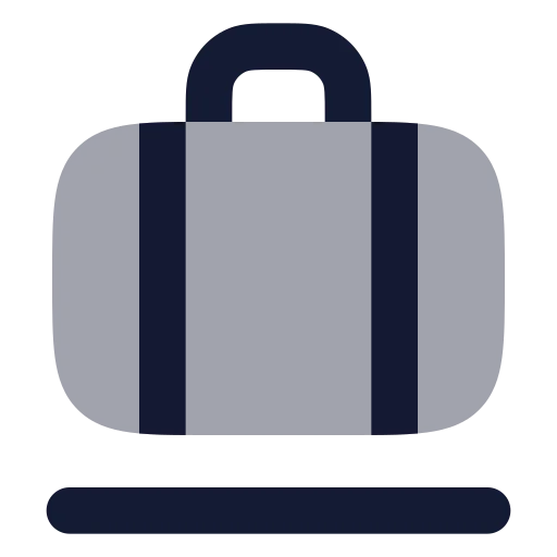 Baggage Claim Icon in Bulk Rounded style