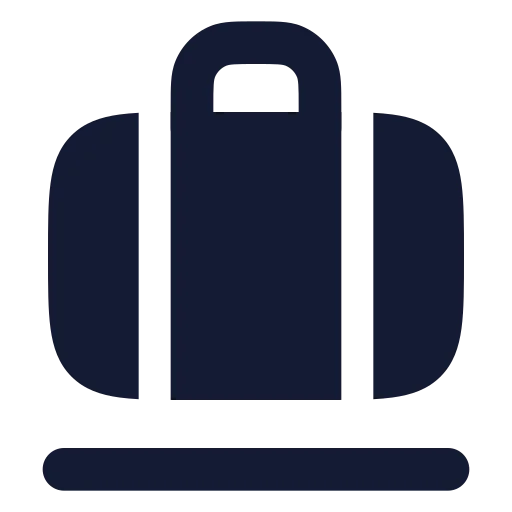 Baggage Claim Icon in Solid Rounded style