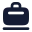 Baggageclaim icon with solid rounded style