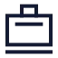 Baggageclaim icon with stroke sharp style