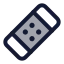 Bandage icon with duotone standard style