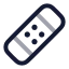 Bandage icon with twotone rounded style