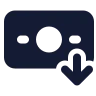 Banknote Arrow Down icon preview