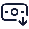 Banknote Arrow Down icon preview