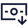 Banknote Arrow Down icon preview
