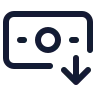Banknote Arrow Down icon preview