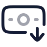 Banknote Arrow Down icon preview