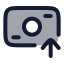 Banknotearrowup icon with duotone rounded style