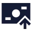Banknotearrowup icon with solid sharp style