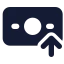 Banknotearrowup icon with solid standard style