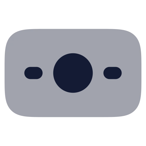 Banknote Icon in Bulk Rounded style