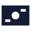 Banknote icon with solid sharp style