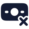 Banknote X icon preview