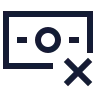 Banknote X icon preview