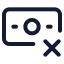 Banknotex icon with stroke standard style