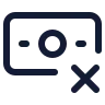 Banknote X icon preview