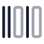 Barcode icon with twotone rounded style