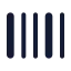 Barcode icon with duotone standard style