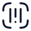 Barcodescan icon with duotone rounded style