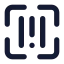 Barcodescan icon with solid standard style
