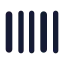 Barcode icon with solid rounded style