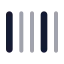 Barcode icon with twotone rounded style