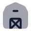 Barns icon with bulk rounded style