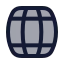 Barrel icon with duotone rounded style