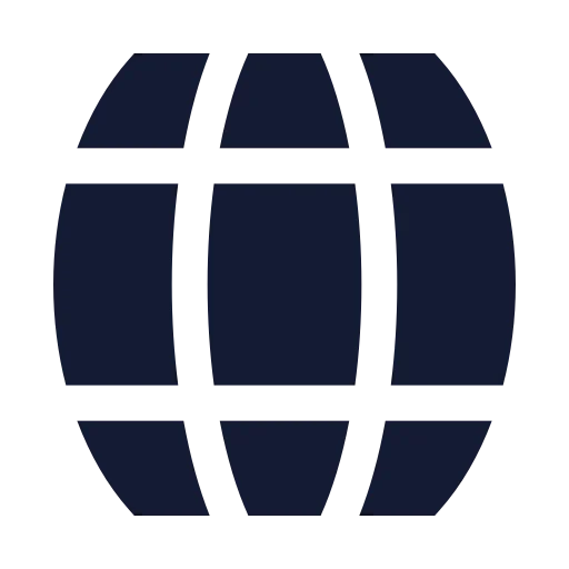 Barrel Icon in Solid Sharp style