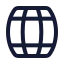 Barrel icon with stroke standard style