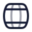 Barrel icon with twotone rounded style