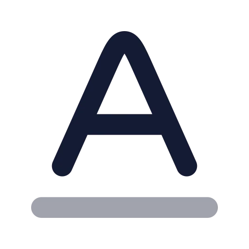 Baseline Icon in Bulk Rounded style