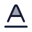 Baseline icon with duotone rounded style