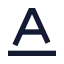 Baseline icon with solid sharp style