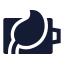 Batteryecocharging icon with solid sharp style