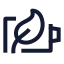 Batteryecocharging icon with stroke sharp style