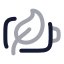 Batteryecocharging icon with twotone rounded style