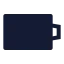 Batteryempty icon with solid sharp style