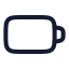 Batteryempty icon with stroke rounded style