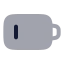 Batterylow icon with bulk rounded style