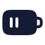 Batterymedium icon with solid rounded style