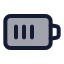 Batterymedium icon with duotone standard style