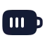 Batterymedium icon with solid rounded style