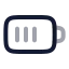 Batterymedium icon with twotone rounded style