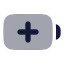 Batteryplus icon with bulk rounded style