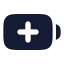 Batteryplus icon with solid rounded style